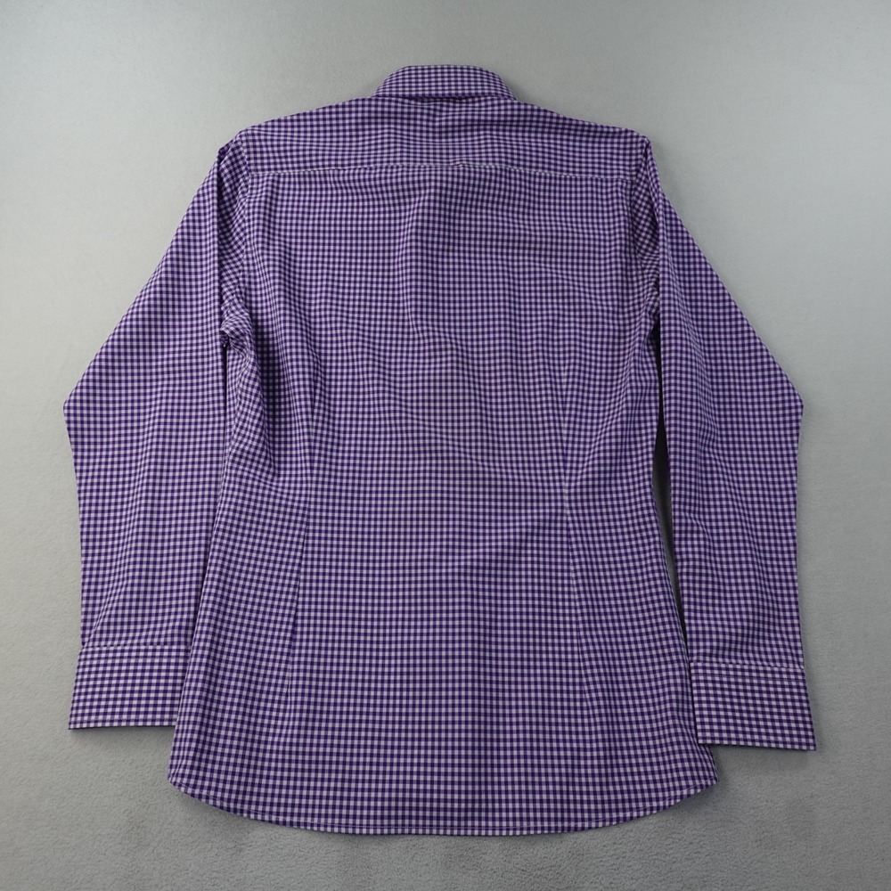 Lot of 2 State and Liberty Dress Shirts Mens Medium Check Plaid Stretch Athletic - Picture 3 of 16